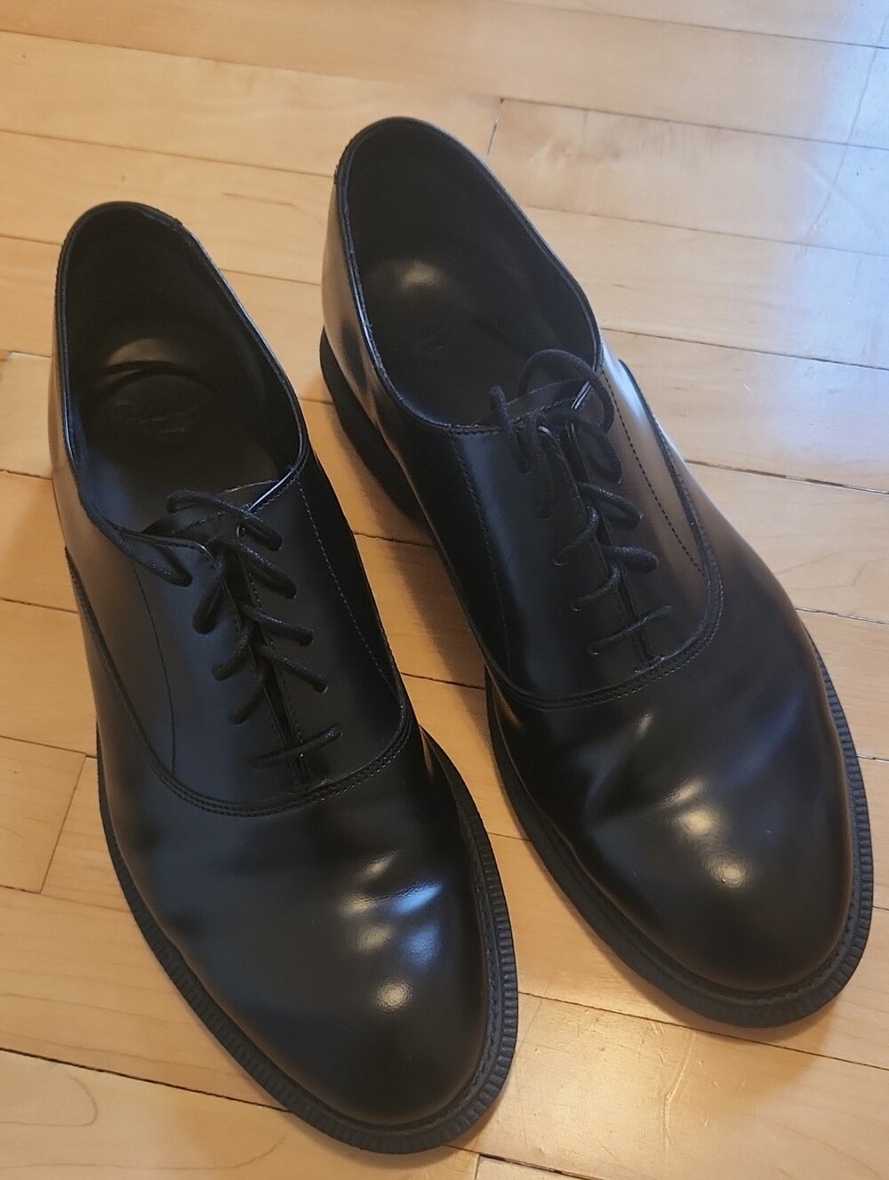 Dr. Martens Black Leather Oxford Shoes